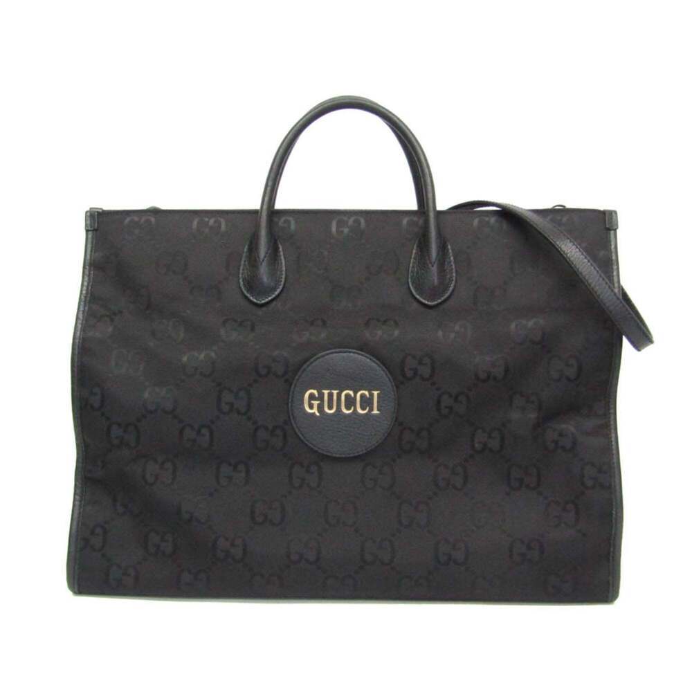 GUCCI Black Leather Shoulder Bag